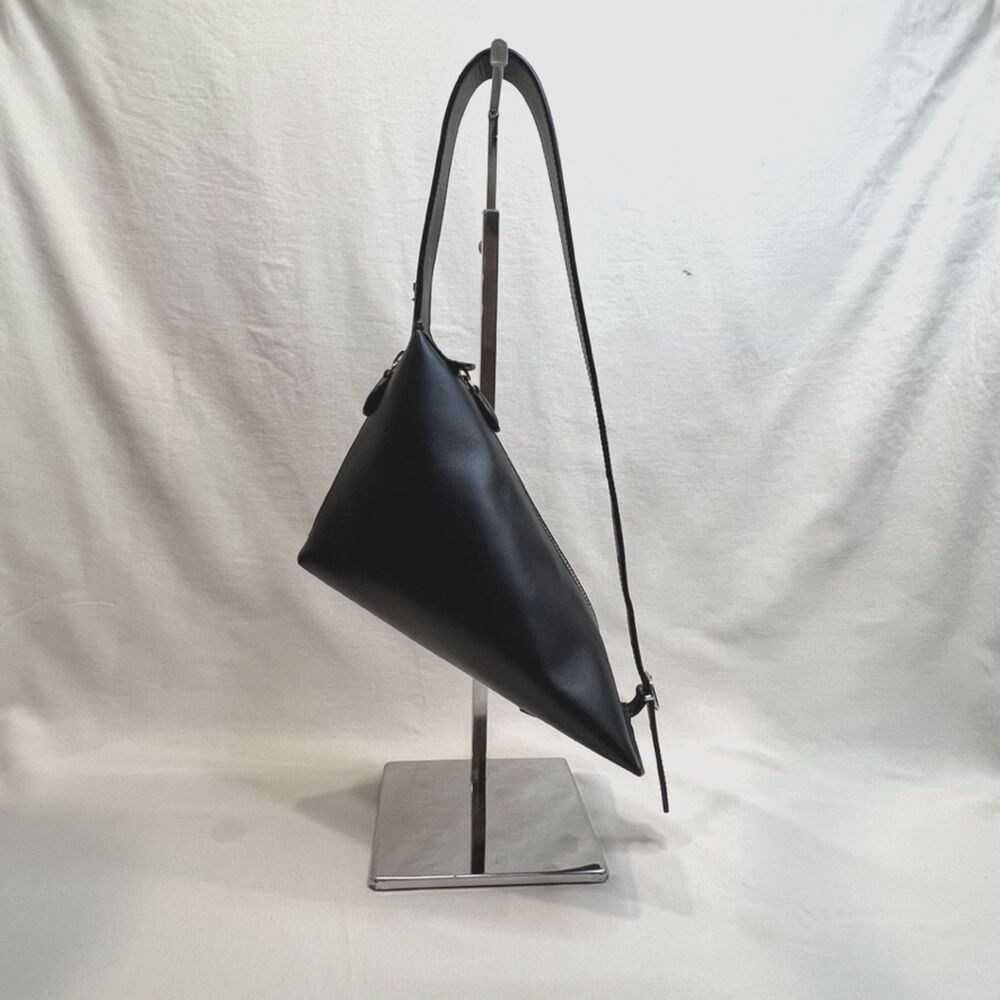Courreges - The One Bag in Calf Leather - Black